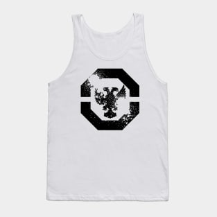 Two Headed Eagle Stencil Tank Top